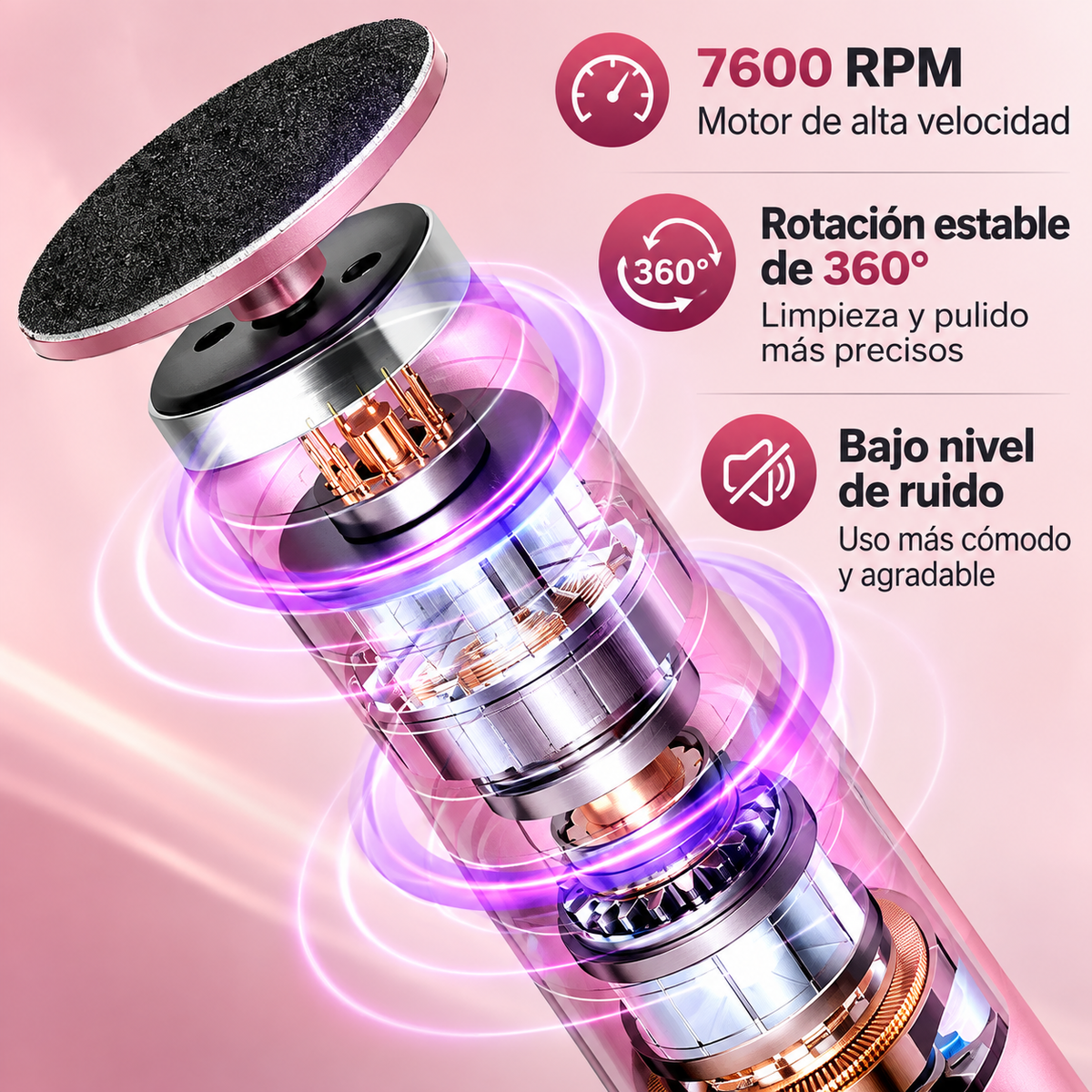 Lima Eléctrica para Pies y Talones